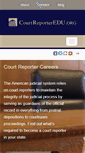 Mobile Screenshot of courtreporteredu.org